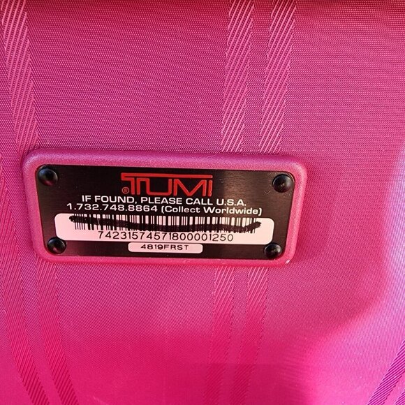 Tumi Vista Super Light Upright Carry On 20" Rolling Suitcase Teal Two Wheeled - Picture 12 of 16